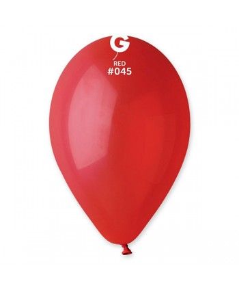 10 BALLONS ROUGES I45 12"
